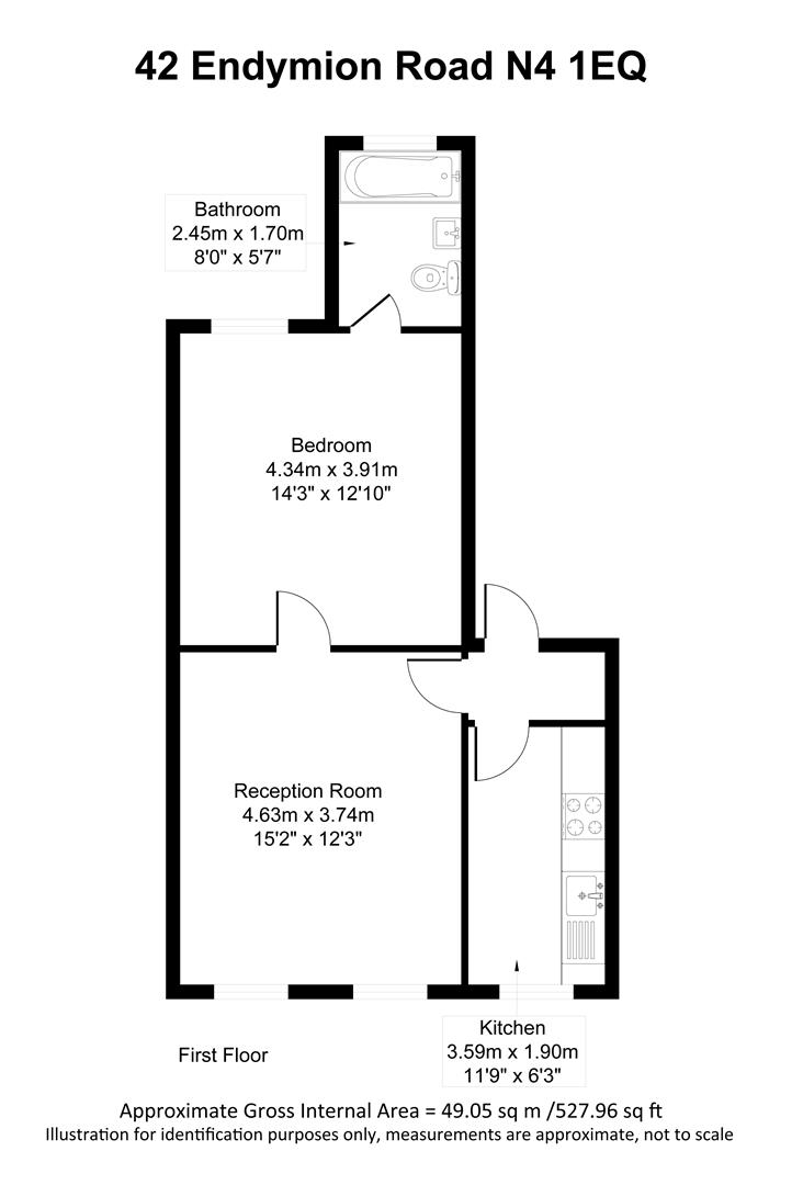 1 bedroom Flat in N4